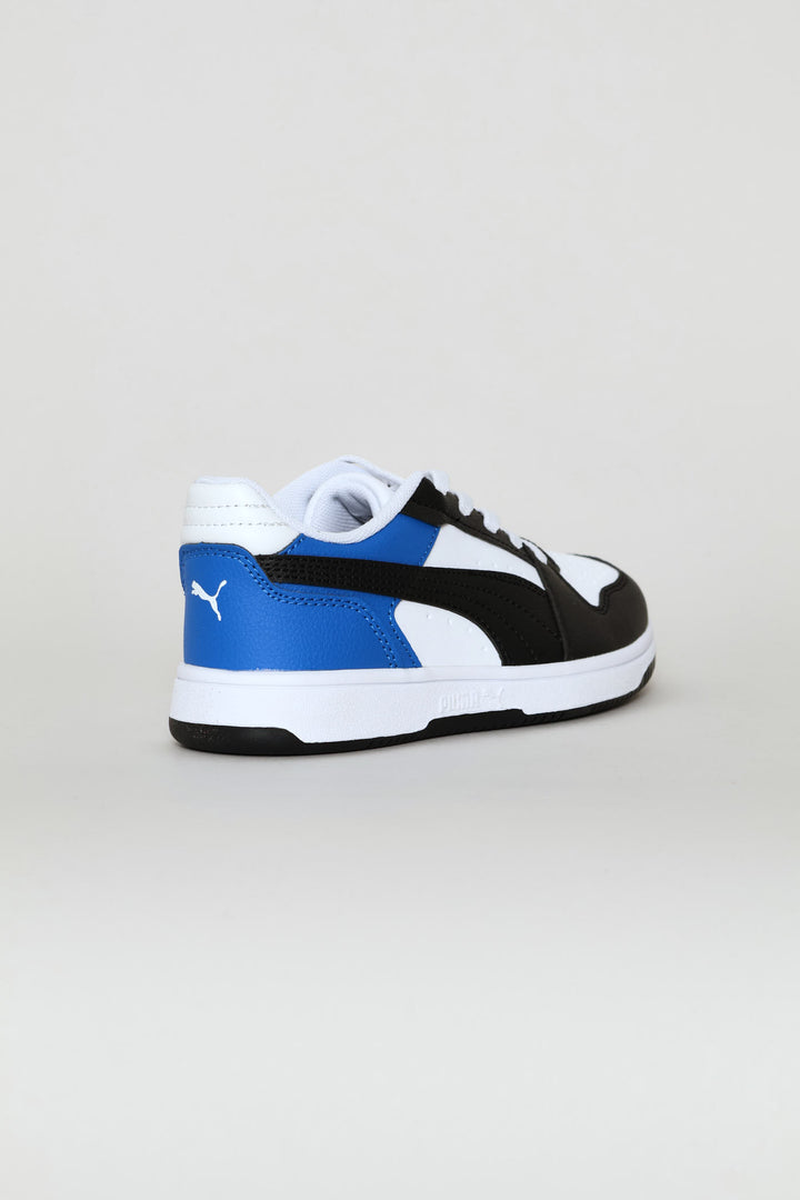 Pre-Boys Rebound Slam Lo Ac Sneaker - Black/Blue