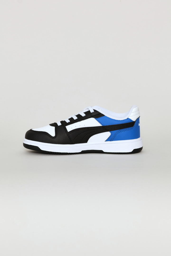 Pre-Boys Rebound Slam Lo Ac Sneaker - Black/Blue