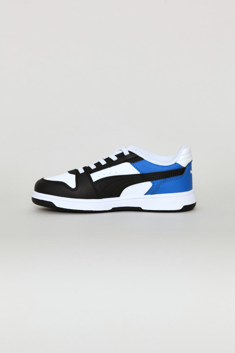 Pre-Boys Rebound Slam Lo Ac Sneaker - Black/Blue
