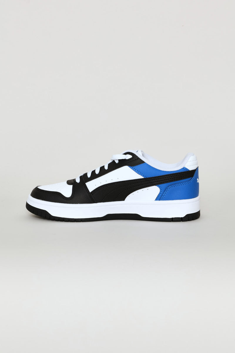 Boys Rebound Slam Lo Sneaker - Black/Blue