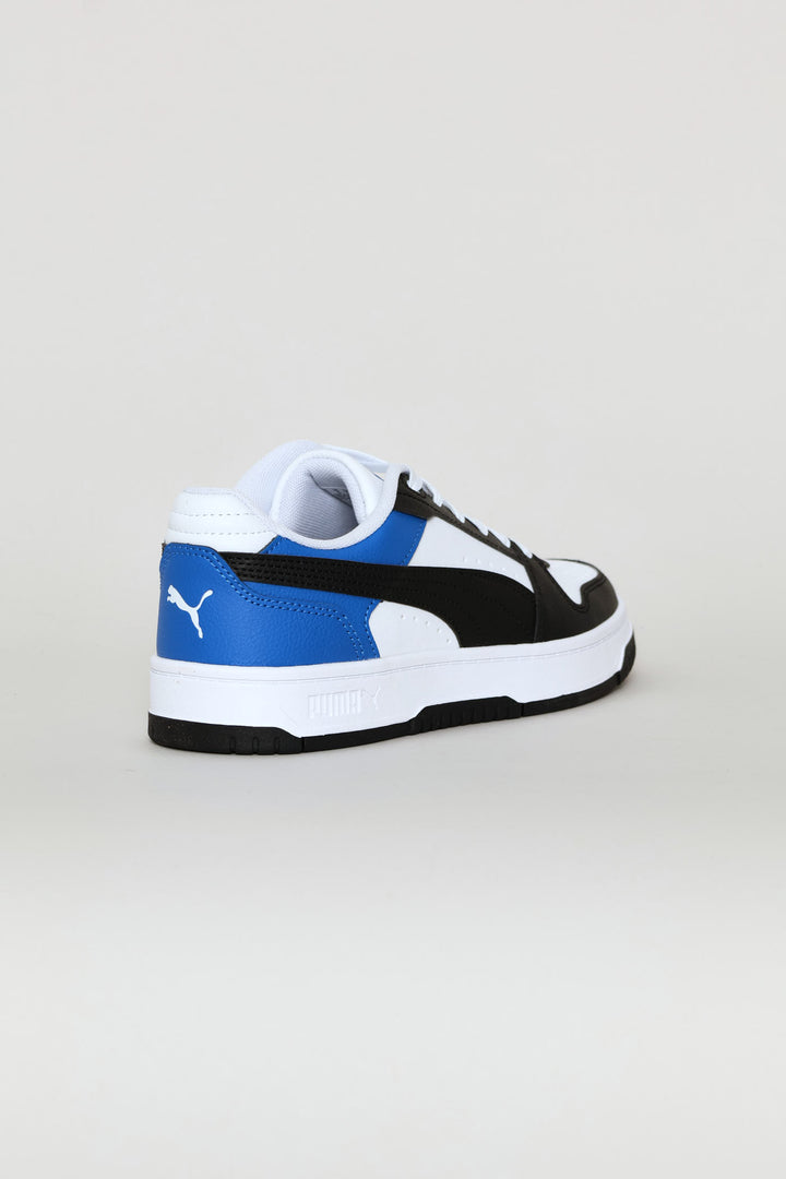 Boys Rebound Slam Lo Sneaker - Black/Blue