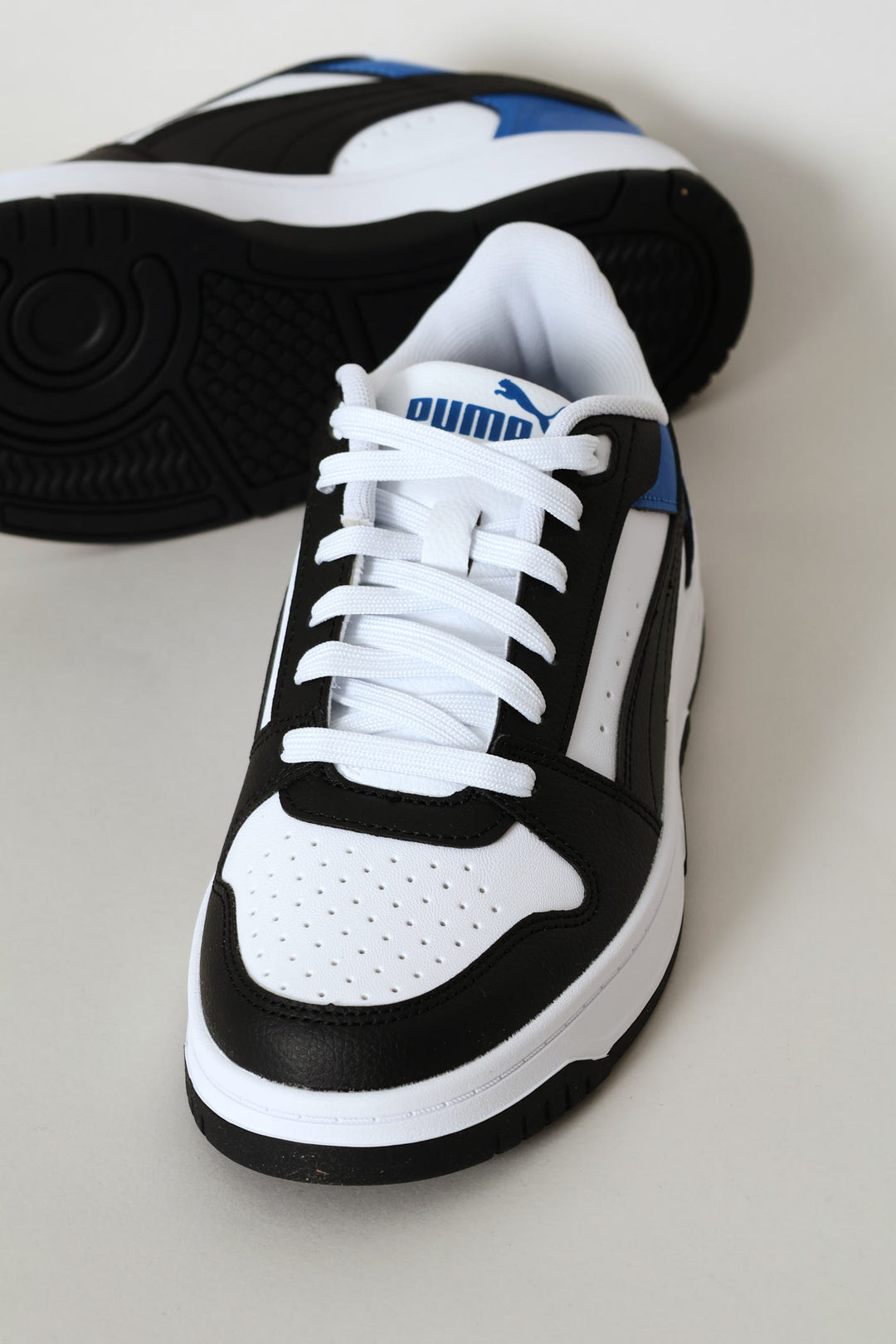 Boys Rebound Slam Lo Sneaker - Black/Blue