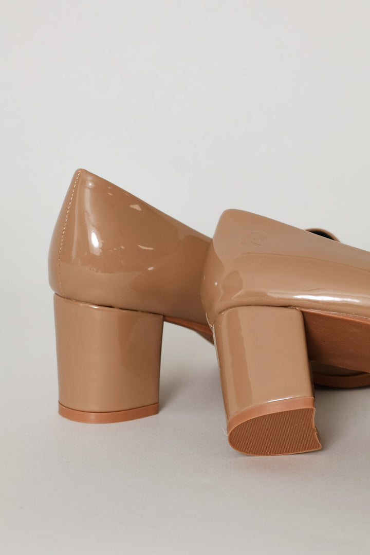 Patent Heel - Taupe