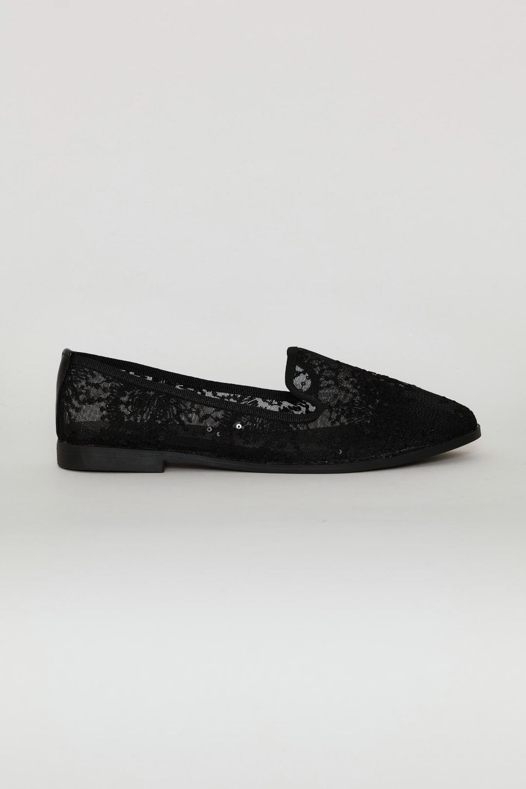 Lace Pump - Black