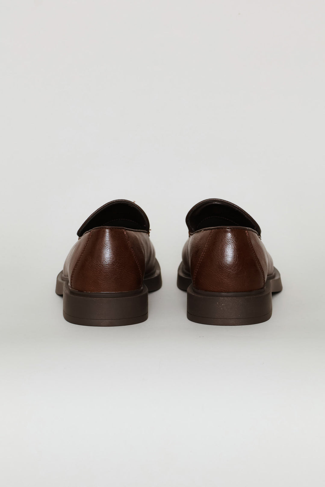 Slip On Plain Upper Loafer - Brown