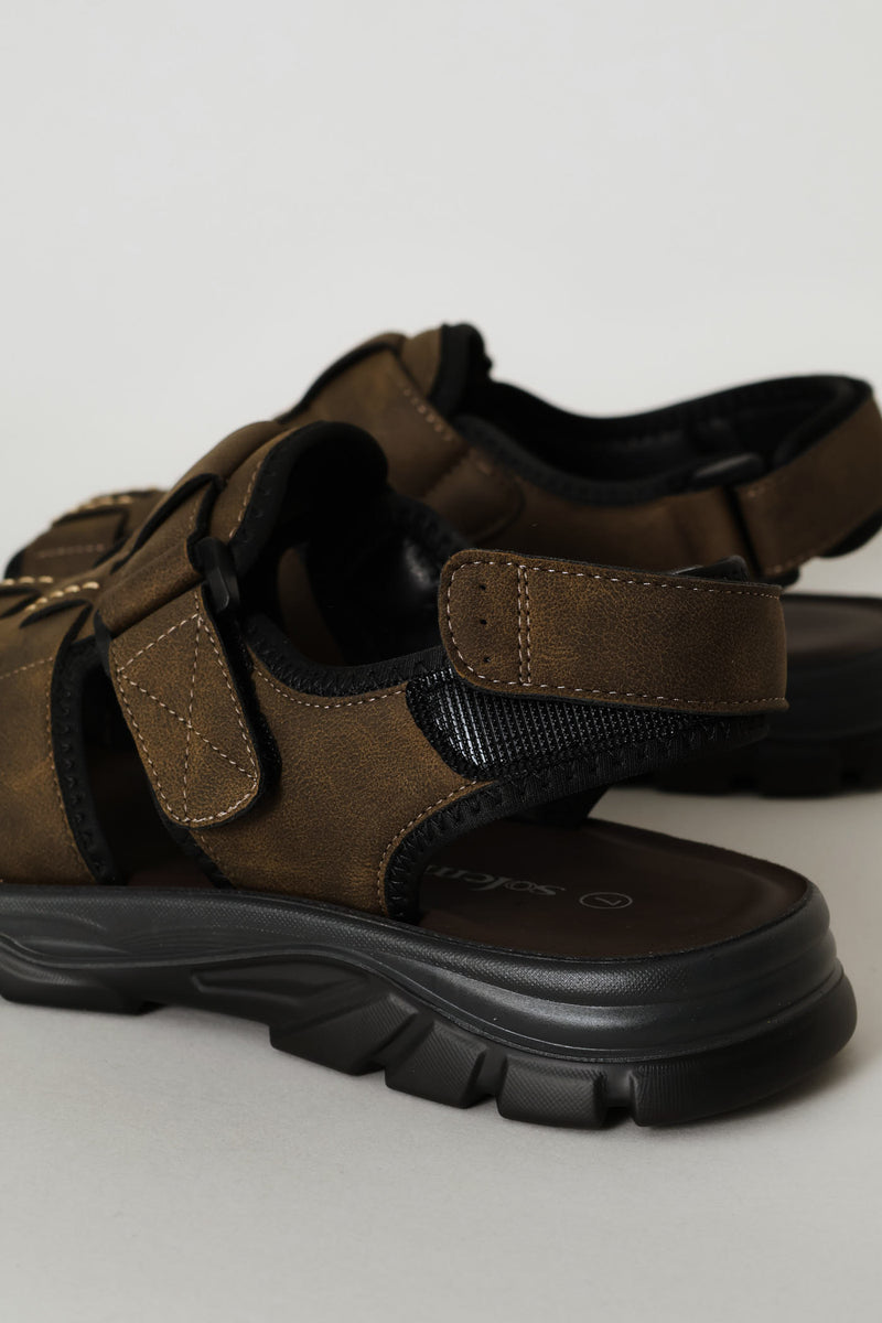 Washington Comfort Sandal - Brown