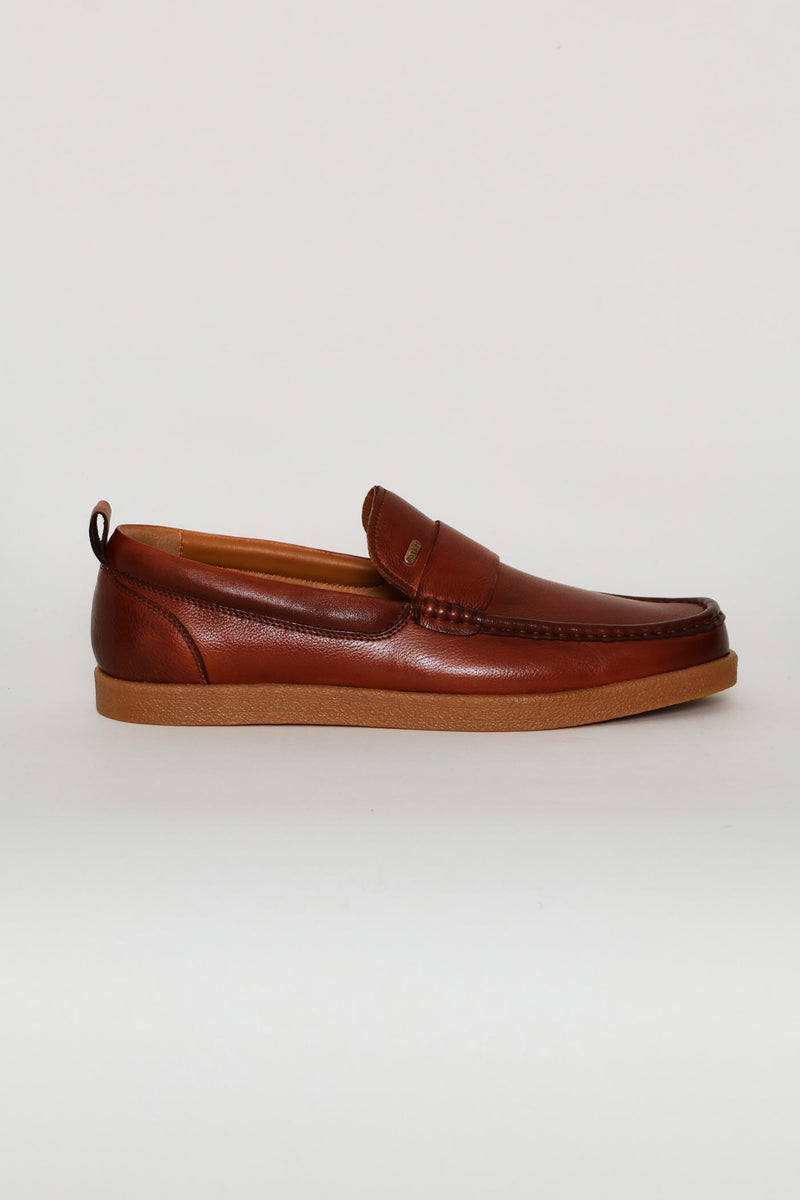 Denzel Leather Loafer - Tan
