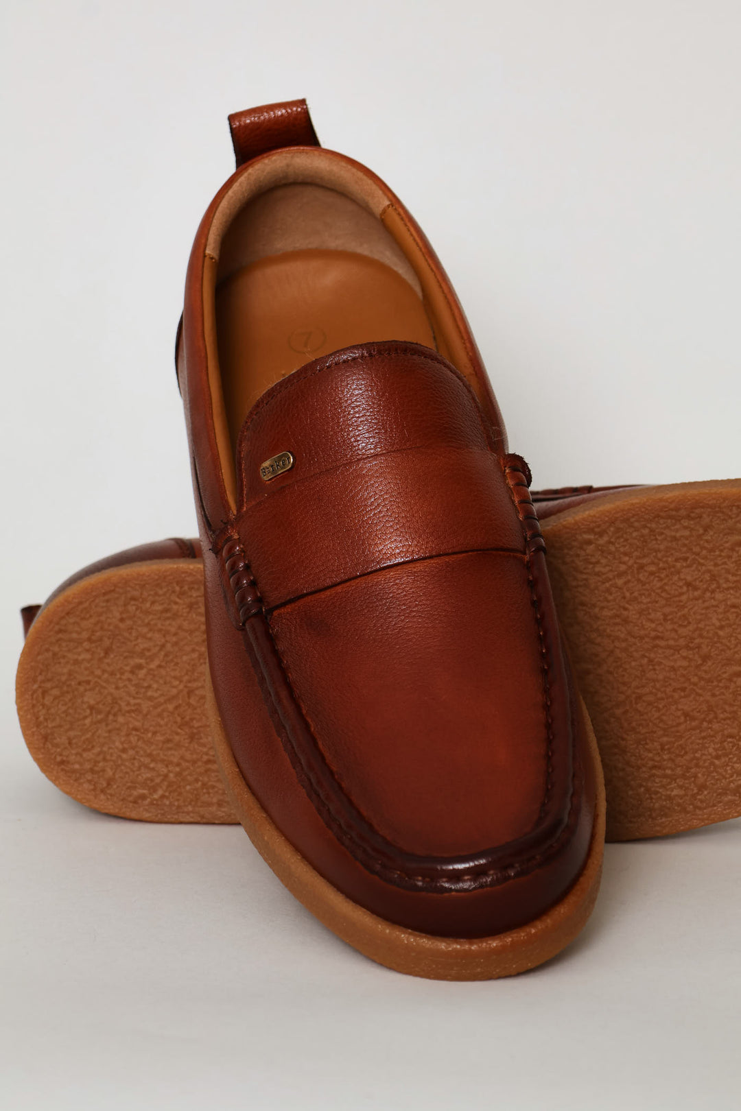 Denzel Leather Loafer - Tan