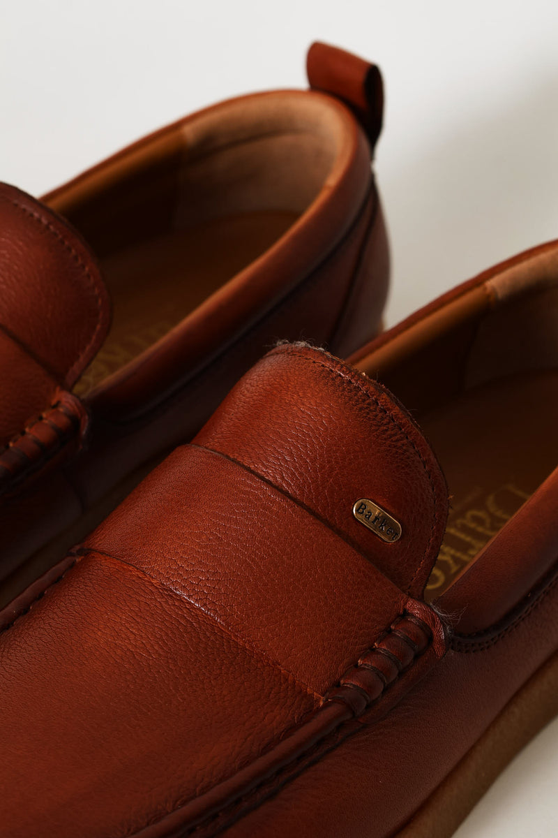 Denzel Leather Loafer - Tan