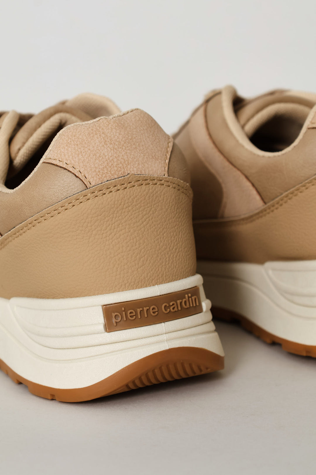 Chunky Sole Sneaker - Beige