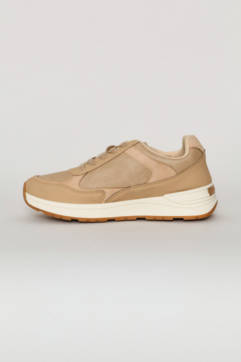 Chunky Sole Sneaker - Beige