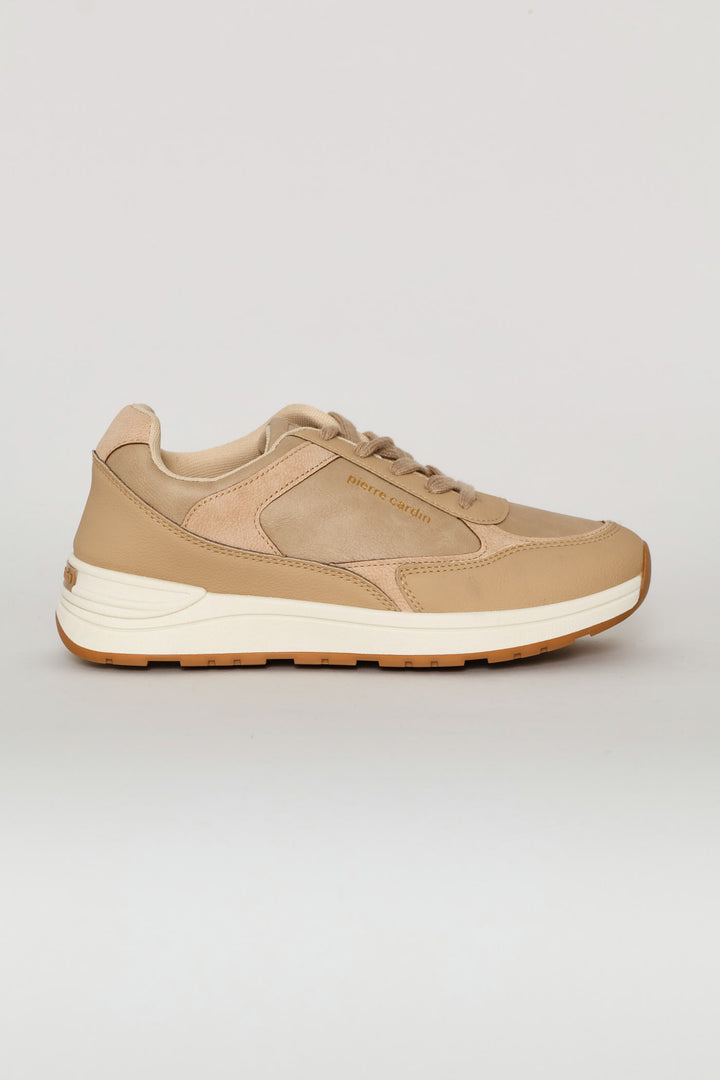Chunky Sole Sneaker - Beige