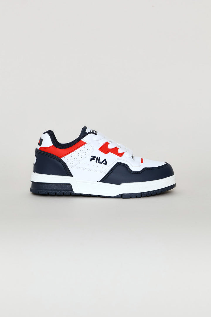 Boys Gianni Sneaker - White/Navy
