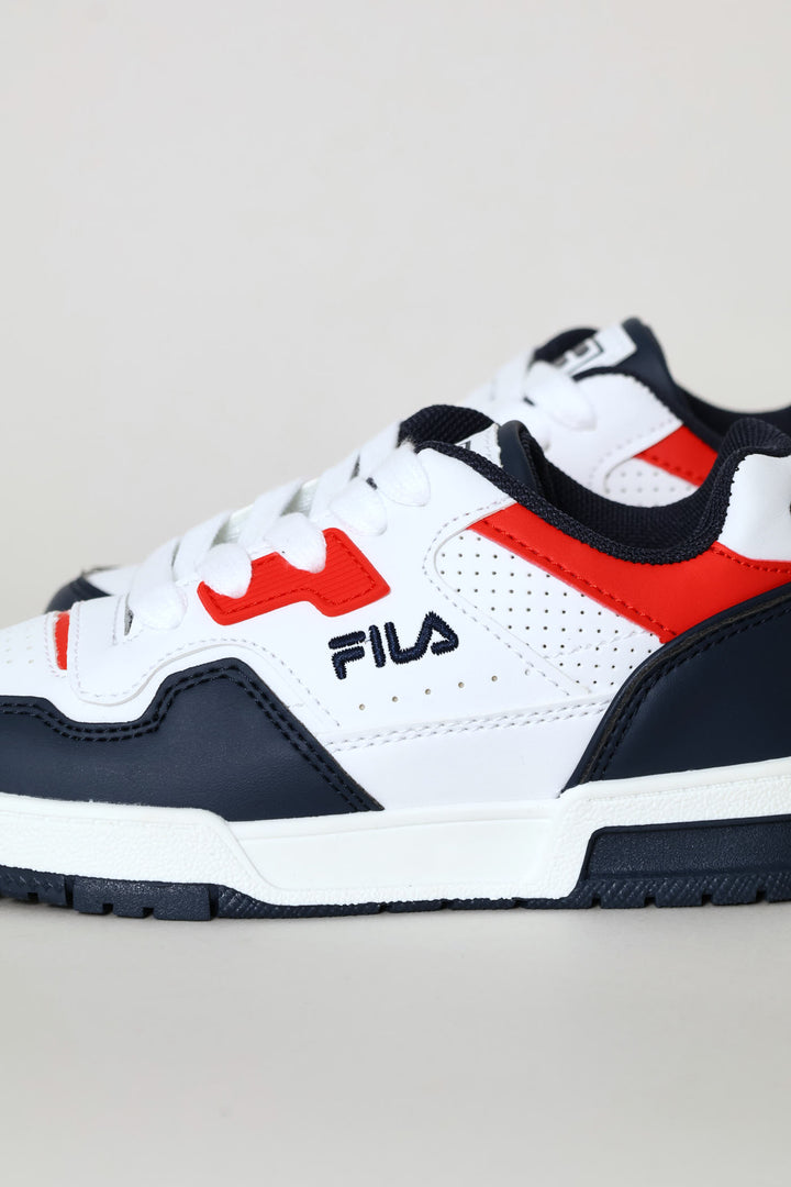 Boys Gianni Sneaker - White/Navy