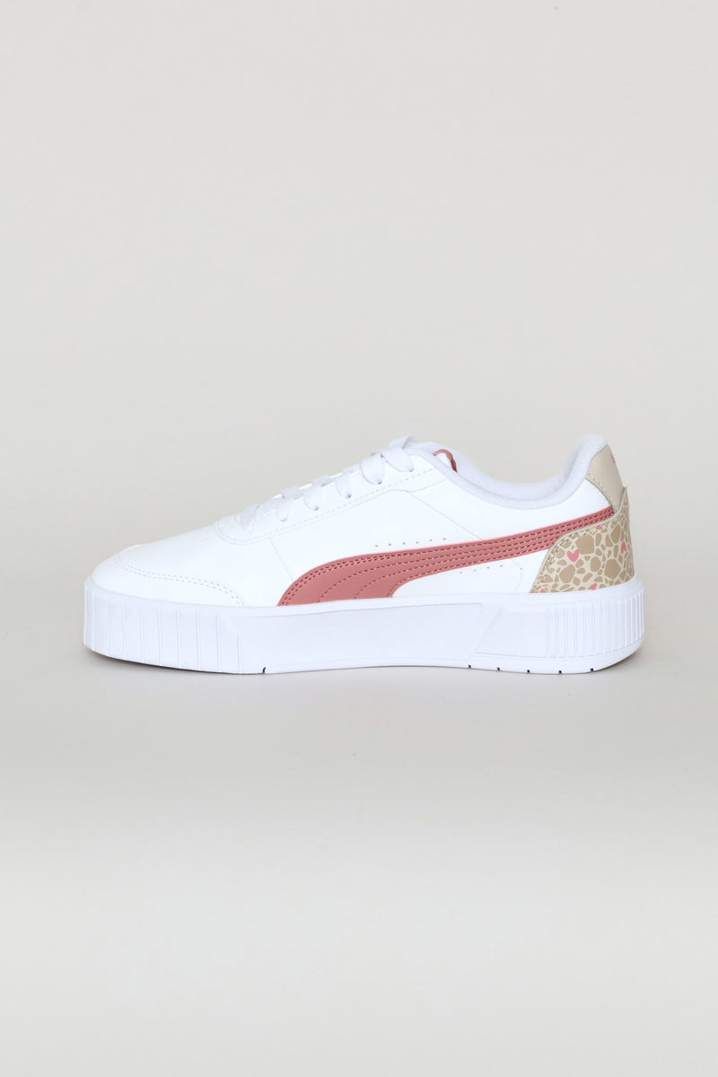 Girls Carina Mia Winter Safari Sneaker - White