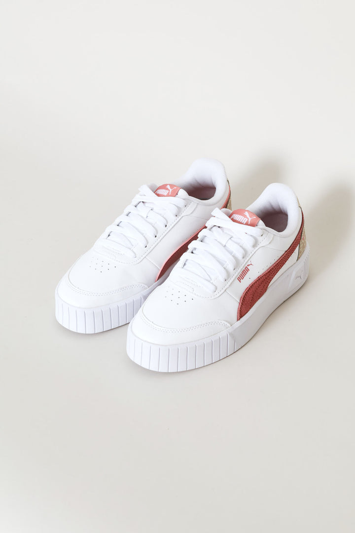 Girls Carina Mia Winter Safari Sneaker - White