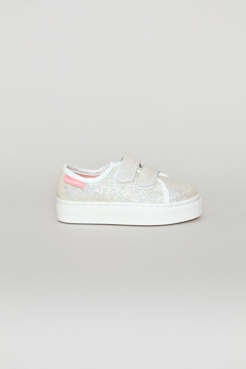 Pre-Girls Glitter Sneaker - White