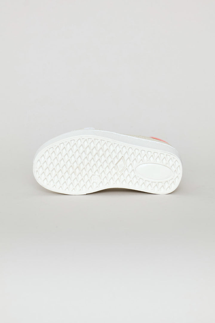 Pre-Girls Glitter Sneaker - White