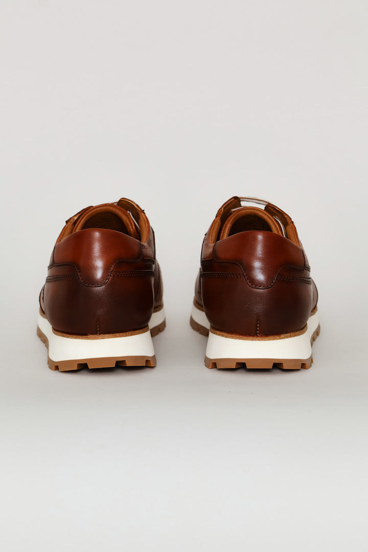 Channing Leather Casual Shoe - Brown