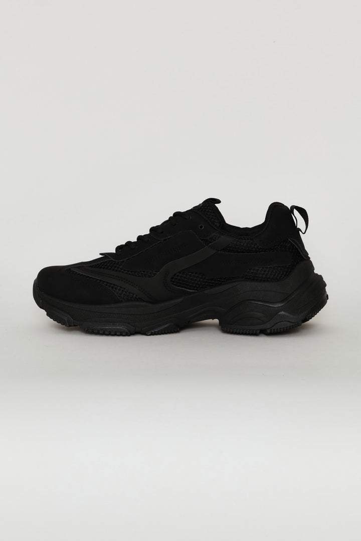 Serpent Chunky Trainer - Black