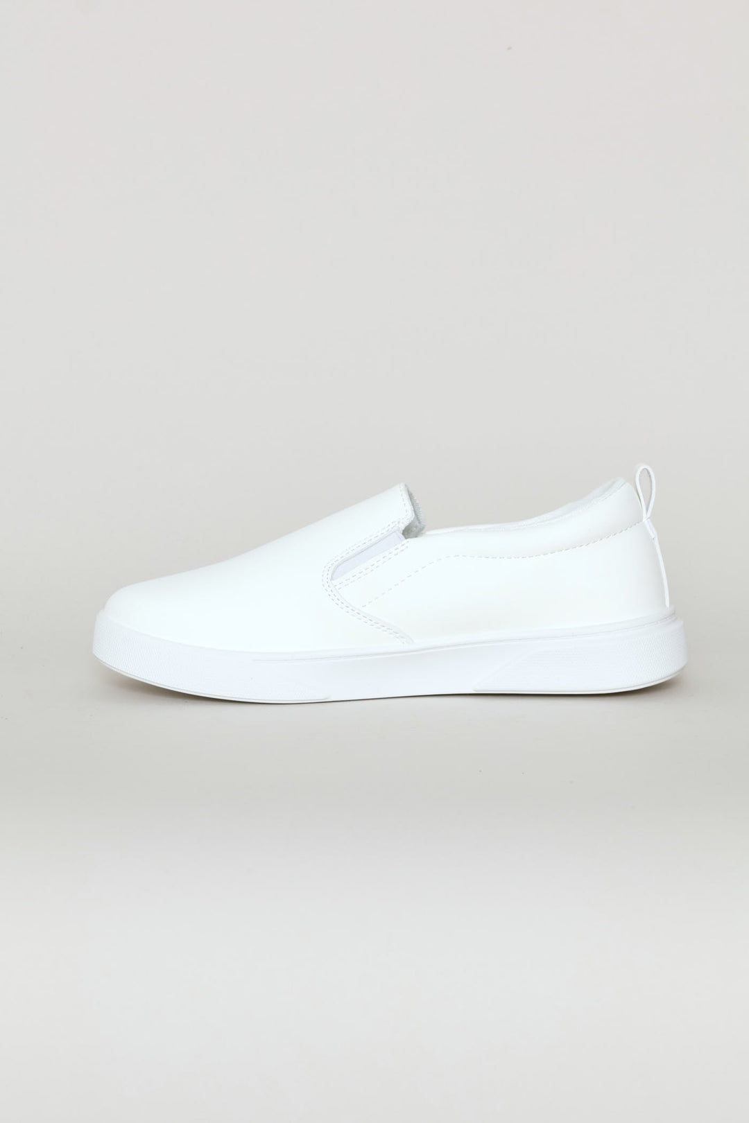 Gold Detail Sneaker - White