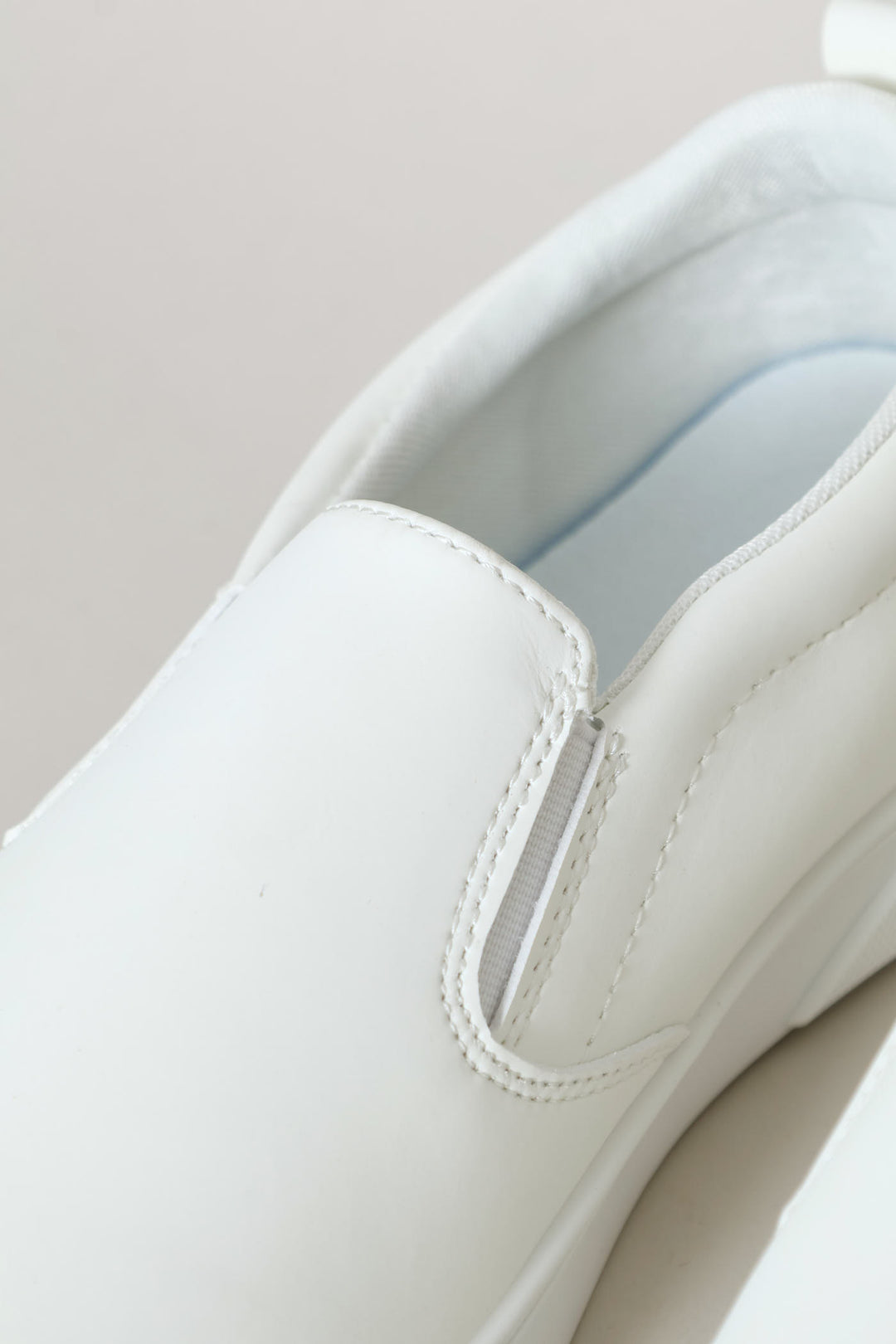 Gold Detail Sneaker - White