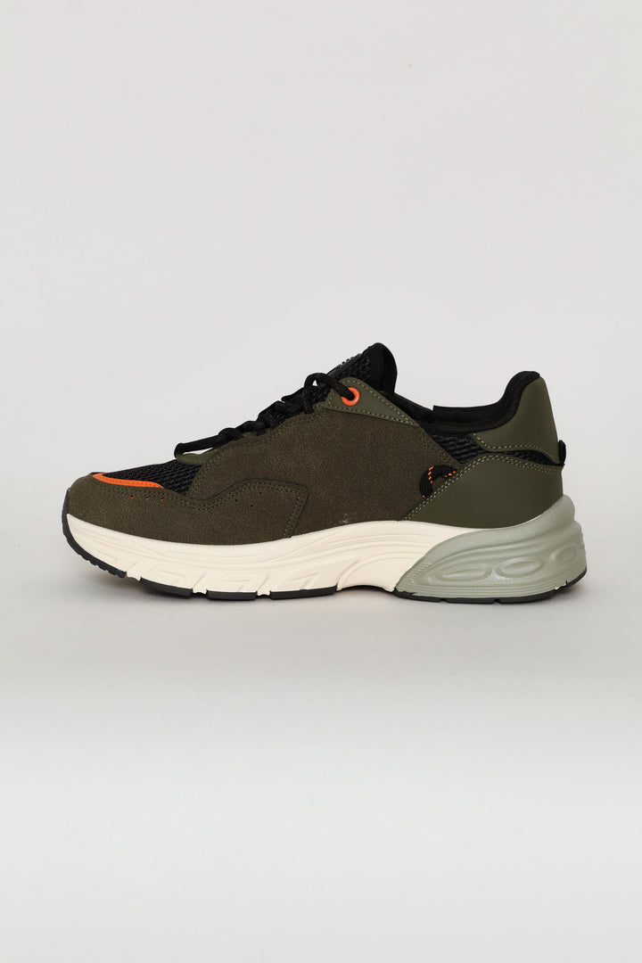 Elements Retro Trainer - Olive