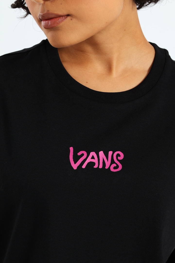 Hol V Hand Oversized Tee - Black