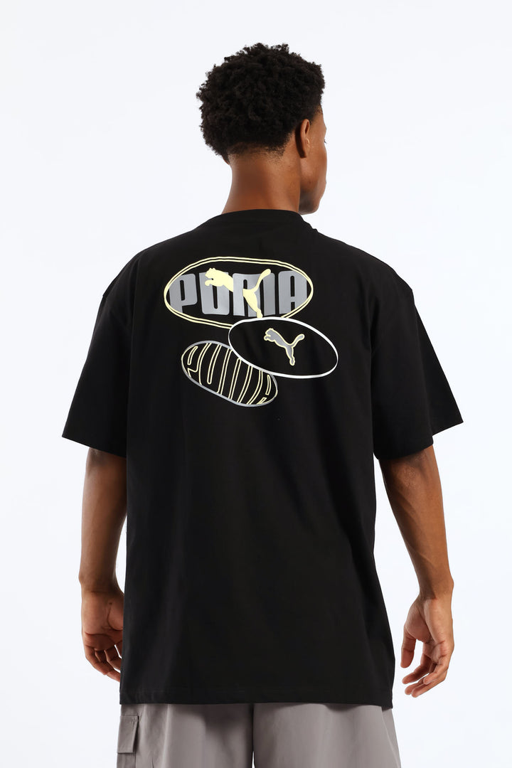 Essential Logo Lab Relaxed Execution Tee - Black