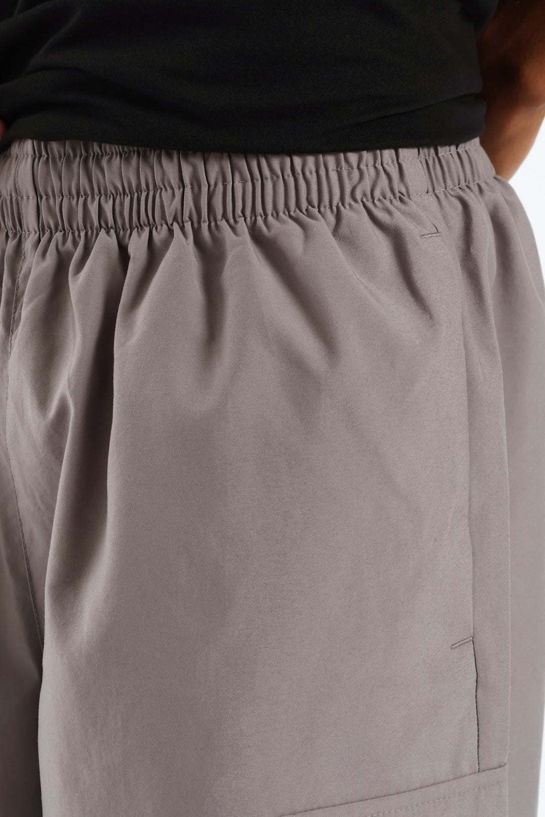 Essential No. 1 Logo 9" Woven Cargo Shorts - Medium Grey