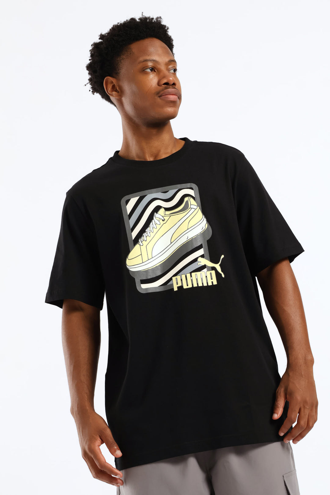 Sneaker Graphic Tee - Black