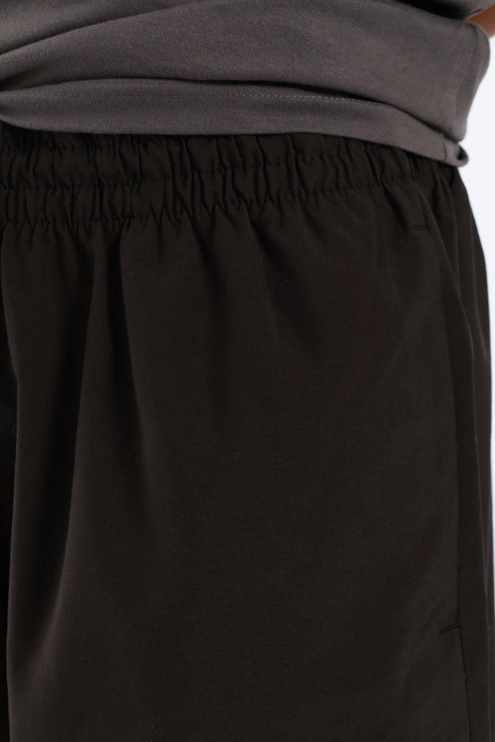 Essential No. 1 Logo 9" Woven Cargo Shorts - Black