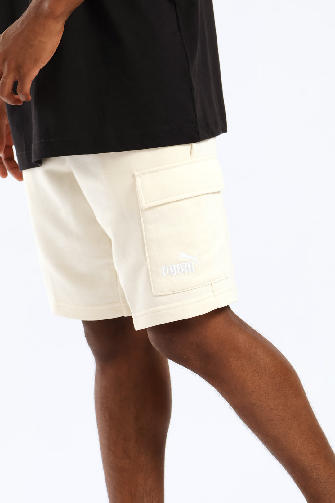 Essential No. 1 Logo 10” Cargo Shorts - Off White