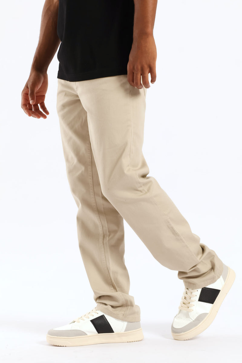 Brooklyn Stretch Twill Pant - Stone
