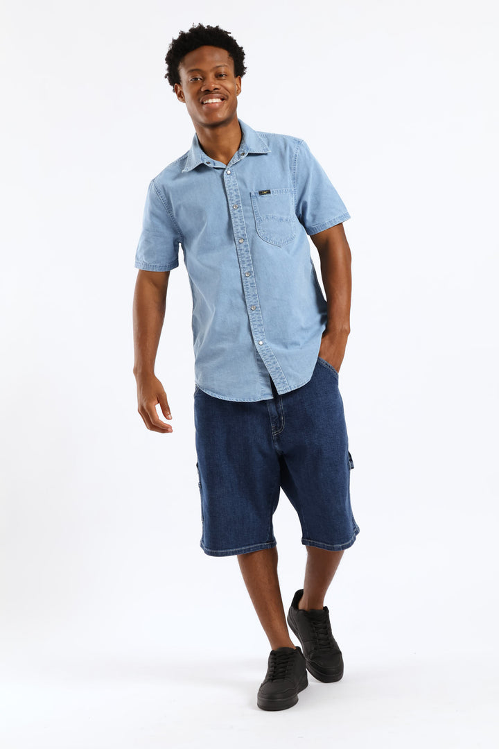 Carpenter Denim Short - Stonewash