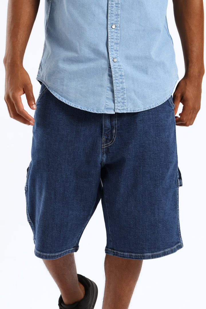 Carpenter Denim Short - Stonewash