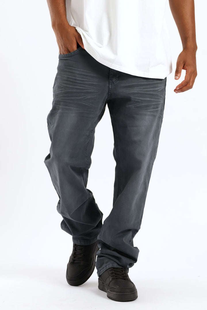 Soviet Terminator Straight Denim - Petrol