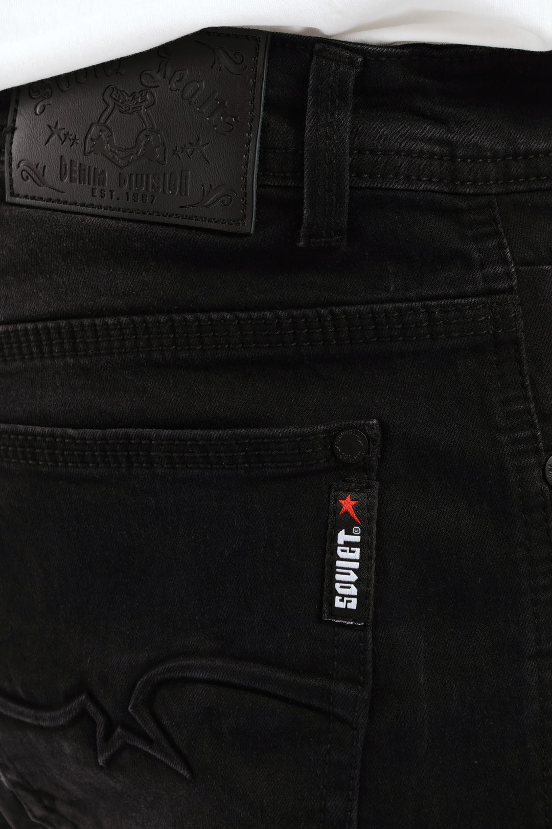 Soviet Terminator Skinny Denim - Black/Black