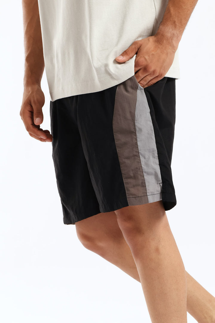 Cutline Beach Shorts  - Black