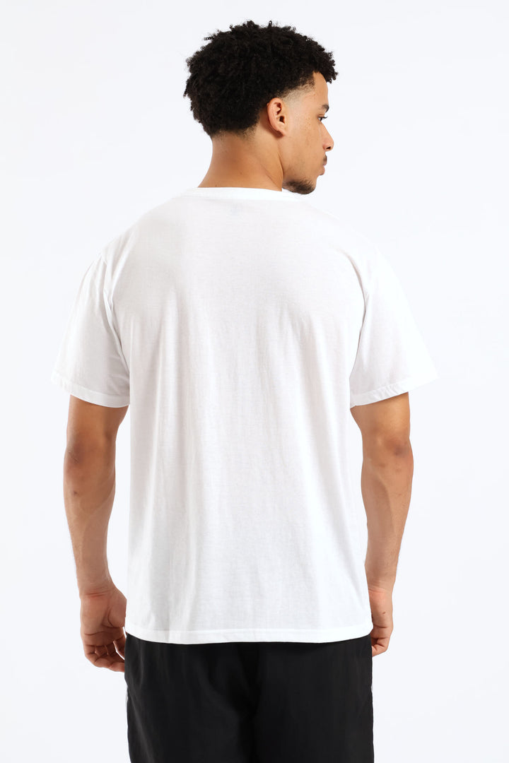 Original Basic Print Tee - White