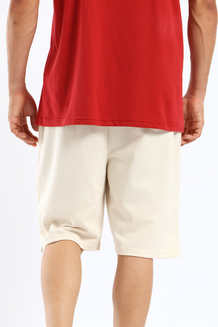 Fleece Shorts - Stone