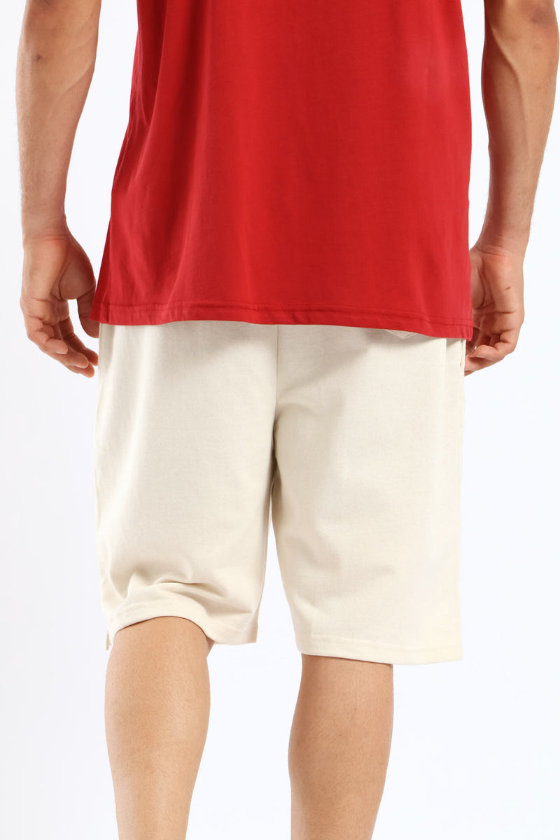 Fleece Shorts - Stone