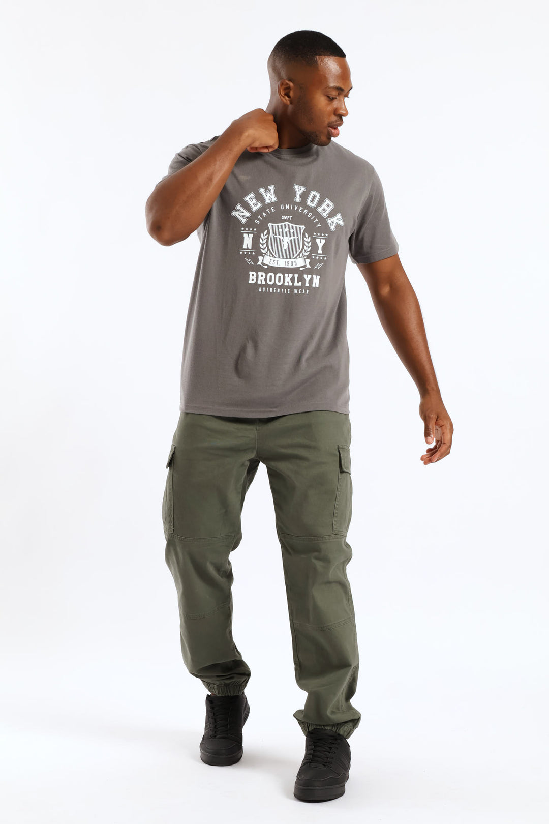 Basic Cargo Jogger - Olive