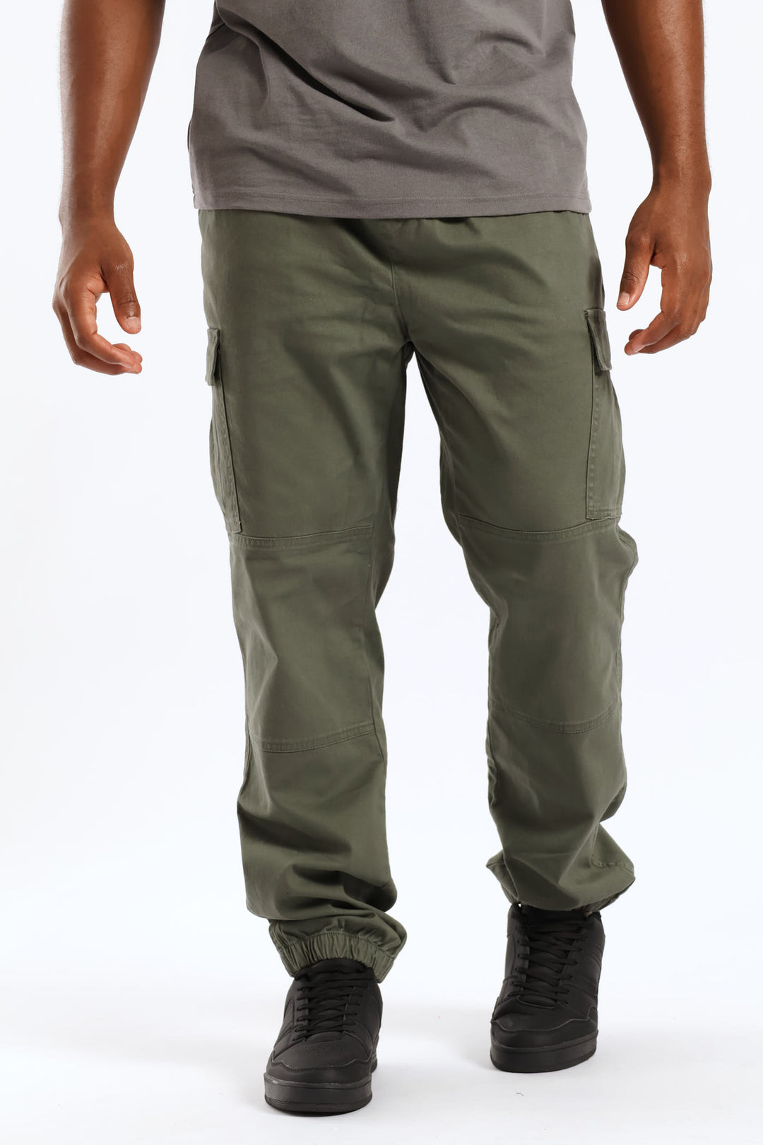 Basic Cargo Jogger - Olive