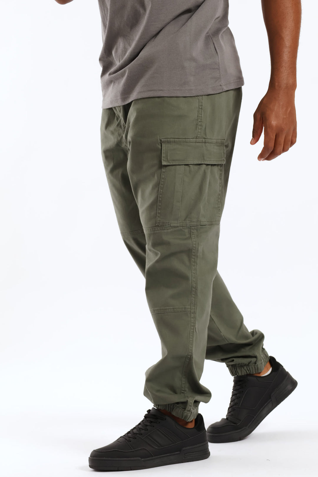 Basic Cargo Jogger - Olive