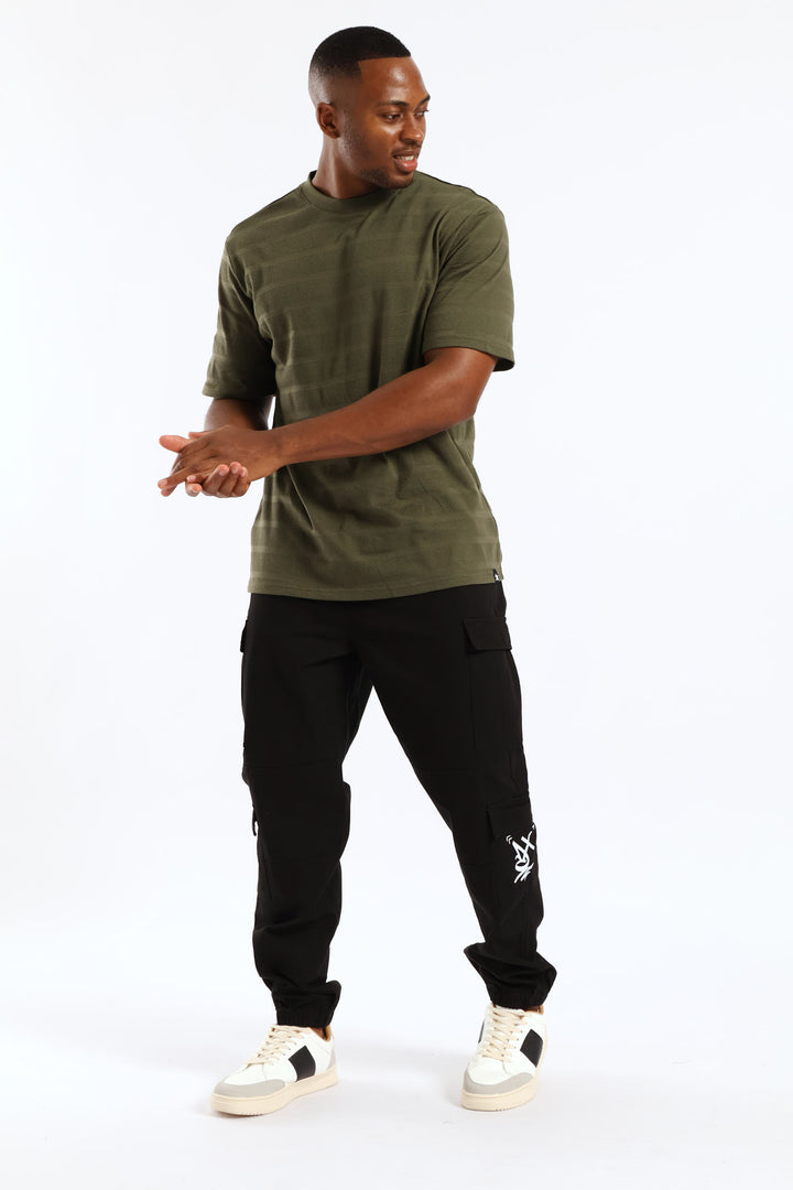 Ripstop Cargo Jogger - Black