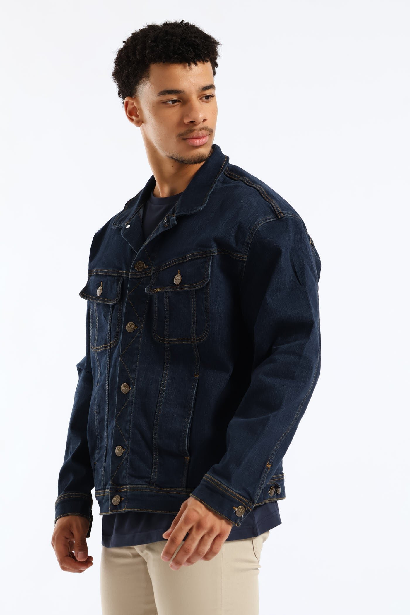 Mens Rider Denim Jacket - Dark Indigo – Edgars