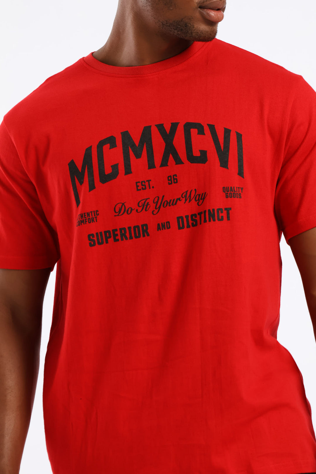 Mcmxcvi Basic Print Tee - Red