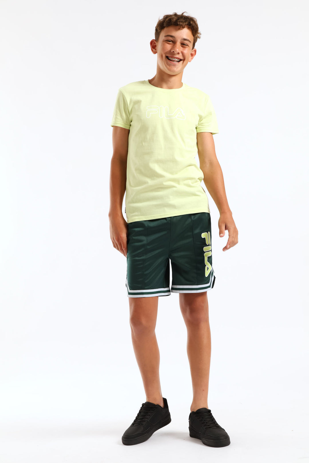 Boys Edgardo T-Shirt - Lime