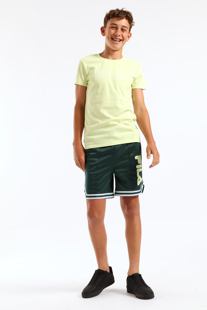 Boys Edgardo T-Shirt - Lime